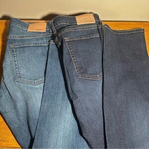 Lot Of 2 Tecovas Jeans Mens 32x30 Dark Blue Slim Fit Western Denim Pants